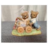 HOMCO Christmas Bear Figurine