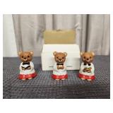 HOMCO Christmas Bear Figurine