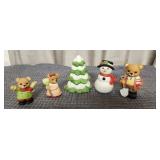 HOMCO Christmas Bear Figurine
