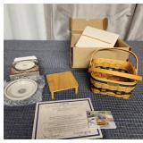 Longaberger JW Miniature Cake Basket
