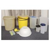 Tupperware Canister, Pitcher Bowl