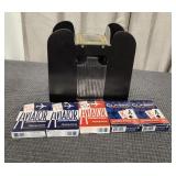 Automatic Card Shuffler and Deck of Cards