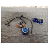 Beyblades (2) Orange and Blue
