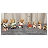 HOMCO Christmas Bear Figurine
