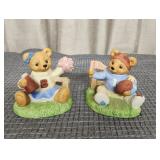 HOMCO Game Day Bear Figurine