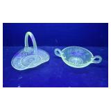 Decorative Platter Basket and Bowl