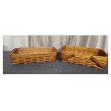 Longaberger Bread and Gathering Basket