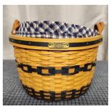 Longaberger JW Miniature Corn Basket