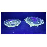 Fostoria (?) Platter and Bowl