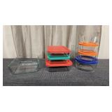 Pyrex Storage Containers (8)