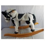 Chrisha Playful Plush Rocking Horse
