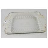 Anchor Glass Ribbed Baking Pan, 2-Qt.