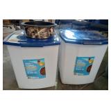 Dog Food Storage Containers & Camo Feed Bowl
