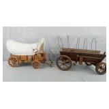Wooden Hand Crafted Covered Wagons