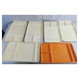 Section Plastic Serving Trays