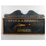Harper & Leech Advertising Sign