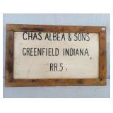 Vintage Advertising Sign