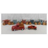 Wooden Truck, Train & Indy Car