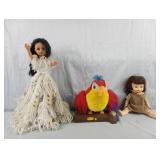 Dolls & Talking  Parrot