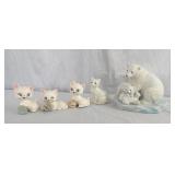 Kitten & Bear Figurines