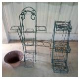 Metal Framed Plant Stands