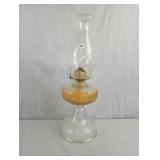 Vintage Glass Pedestal Lamp