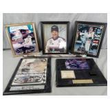 Dale Sr. Photo's & Plaque With An Unopened Poster