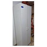 Wooden White Cabinet with Four Shelves