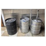 Three Standard Kegs, One Taper