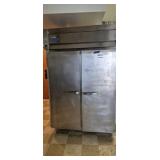 Two Door McCall Commercial Stainless Steel Freezer