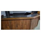 Wooden Bar with Formica Top