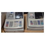 Two Sharp Cash Registers