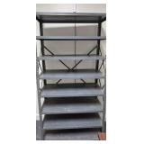 Eight Shelf Metal Shelving Unit