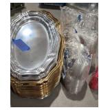 Plastic Trays & Glasses
