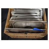 Eleven Half Size Stainless Steel Lids