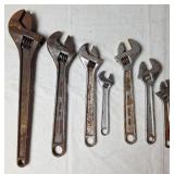 Crescent, Fuller & Truecraft Adjustable Wrenches