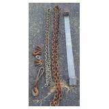 Coil Rack, Log Chain Pieces & Hooks