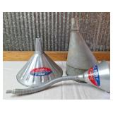 Galvanized Center Tube Funnels & Offset Funnel