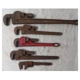 Pipe Wrenches, Ridgid, Craftsman & Others