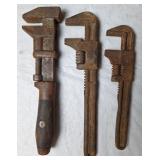 3 Pipe Wrenches