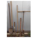 Post Hole Digger & Long Handled Tools