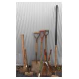 Shovels, Sledge Hammer & Other Tools