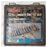 Craftsman Impact Socket Set, 1/2' Drive