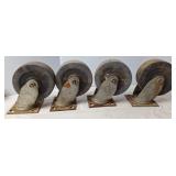 4 Colson 6 x 2 Caster Wheels
