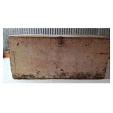 Wooden Box w/Hinged Lid