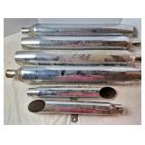 Harley-Davidson Chrome Exhaust Pipes