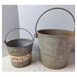 Galvanized Bucket & La Chiquita Ice/Beer Bucket