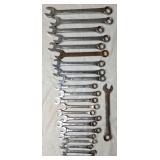 S & K SAE & (1) Metric Combination Wrenches