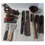 Wood Hand Planes, Wood Rasps, Wire Brushes