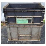 Heavy-Duty Industrial Plastic Storage Crates
